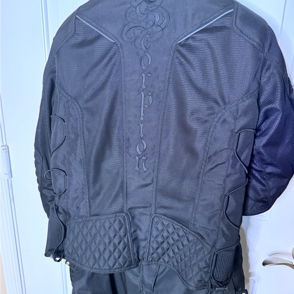 Scorpion Exo Skeleton Motorcycle Jacket with (Matching pants available) - Picture 6 of 13